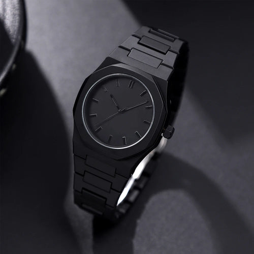 [ Classic Watch ] Men'S Casual Sports Watch, Black Dial Quartz Watch | Minimalism Watch Design| Durable Watch for Men Gift